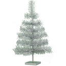 Silver Tinsel Christmas Tree