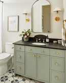 Arched Brass Mirror - Arch Unlacquered Brass Mirror