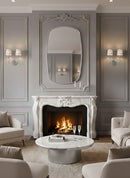 Silver Framed Mirrors - Rectangular Brass Wall Mirror