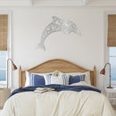 Dolphin Metal Wall Art – Ocean Wildlife Coastal Marine Home Decor