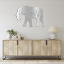 Elephant Metal Wall Art – Wildlife Nature Safari Animal Home Decor