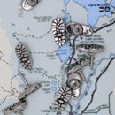 Hiking Boot Map Pins