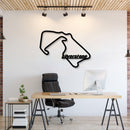 Silverstone Formula 1 Metal Circuit Wall Art - MT1089