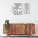 Washington Mt Rainier Metal Wall Art – Pacific Northwest Mountain Wall Decor