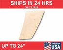 Unfinished Wood Block Symbol Comma - Craft - up to 46" DIY
