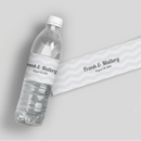 Simple Chevron Water Bottle Labels