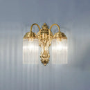 DecorBites™ Simple Crystal Rod Wall Mount Light - Gold Sconce for Corridor