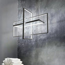 Simple style black metal led island light – kitchen dining room