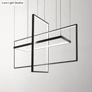 Simple style black metal led island light – kitchen dining room