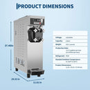 Single-Flavor 6L Commercial 1500W Countertop Soft Serve Ice Cream Machine (SAK25318)