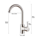 Single-Handle Pull-Down Sprayer Kitchen Faucet