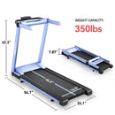 DeerRun A1 Pro Folding Smart 10 MPH Treadmill with 6% Incline