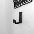 Metal Wall Hook for Coats, Bags, and Towels