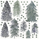 Yellowstone & Woodland Pine Trees - Fabric Nursery Wall Art Decals