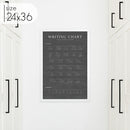 Chalkboard Cursive Writing Chart