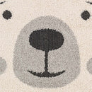 Kids Bear Animal Print Nursery Outdoor Area Rug - Clearance