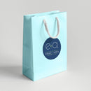 Skinny Initials Wedding Favor Labels