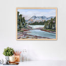"Skipping Rocks" Art Print