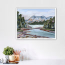 "Skipping Rocks" Art Print