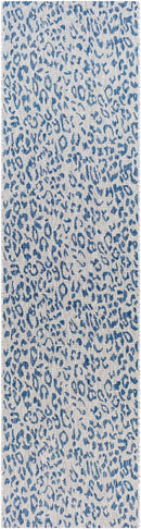 Skipsea Blue Leopard Performance Rug