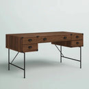 Lamont Wood Writing Desk With Drawers