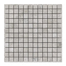 Silver Horizon Honed 1x1 Marble Mosaics 12x12
