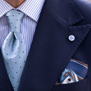 Pisa - Silk Jacquard Tie - Sky Blue