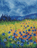 Skyblue cornflowers M625 Counted Cross Stitch Kit