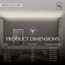 Skyline Modern Wall Lamp with Ambient Lighting