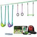 Slackers Swingline™ Rope Swing set - Backyard Outdoor Swing line System for Kids | BolderPlay