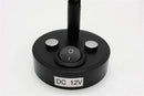 Sleek black adjustable led reading lamp for rv and bedroom interior