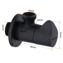 DecorBites™ Brushed Gold Corner Valve Water Control for Bathroom Taps