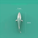 Sleek goldfish resin wall hanging living room gold decor