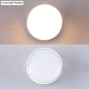 Modern white rectangular wall light warm white hallway direct wired