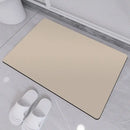 Sleek sage green diatom ooze bath rug for bathroom non-slip mat