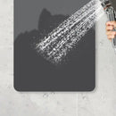 Sleek sage green diatom ooze bath rug for bathroom non-slip mat