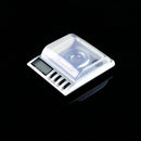 Sleek silver digital milligram gram scale kitchen precision tool