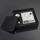 Sleek silver digital milligram gram scale kitchen precision tool