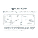 Sleek silver touchless kitchen faucet sensor usb charging adapter