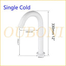 DecorBites™ Automatic Sensor Bathroom Faucet, Solid Brass, Water Saving, Touch-Free Electric Tap