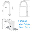 DecorBites™ Automatic Sensor Bathroom Faucet, Solid Brass, Water Saving, Touch-Free Electric Tap