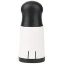 Sleek white & black herb grinder chopper slicer for kitchen pasta
