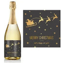 Sleigh In The Sky Christmas Champagne Label