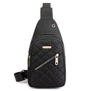 Women's Shoulder Sling Bag - Nylon Adjustable Strap Crossbody Purse