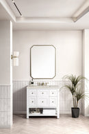 James Martin Breckenridge 36" Single Bathroom Vanity, Bright White
