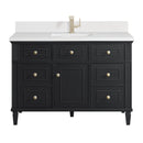James Martin Lorelai 48" Single Bathroom Vanity, Black Onyx