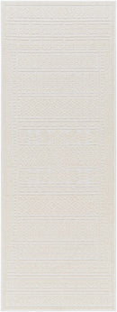 Bahar Cream Washable Area Rug