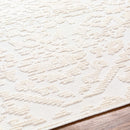 Beren Cream Washable Area Rug - Clearance