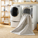 Deron Gray Rainbow Washable Rug