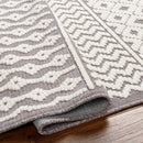 Drago Gray 3D Area Rug - Clearance